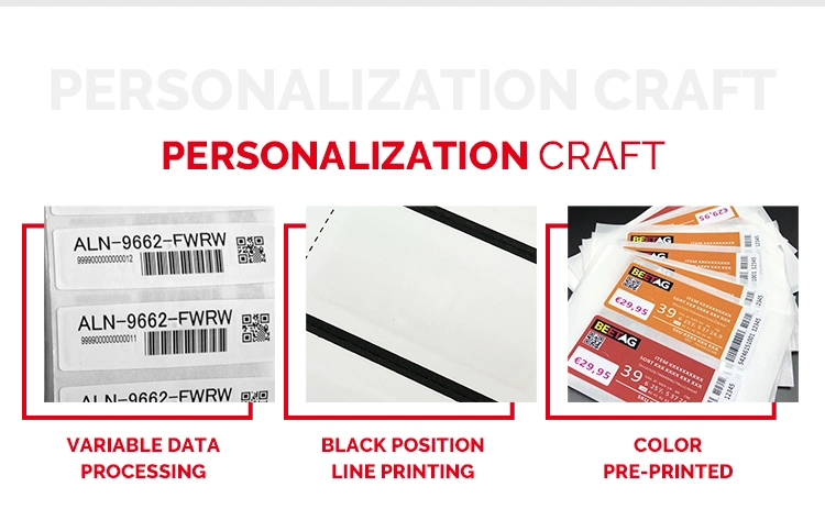 Stable Performance UHF RFID Postal Sticker Tag for Supply Chain and Logistics