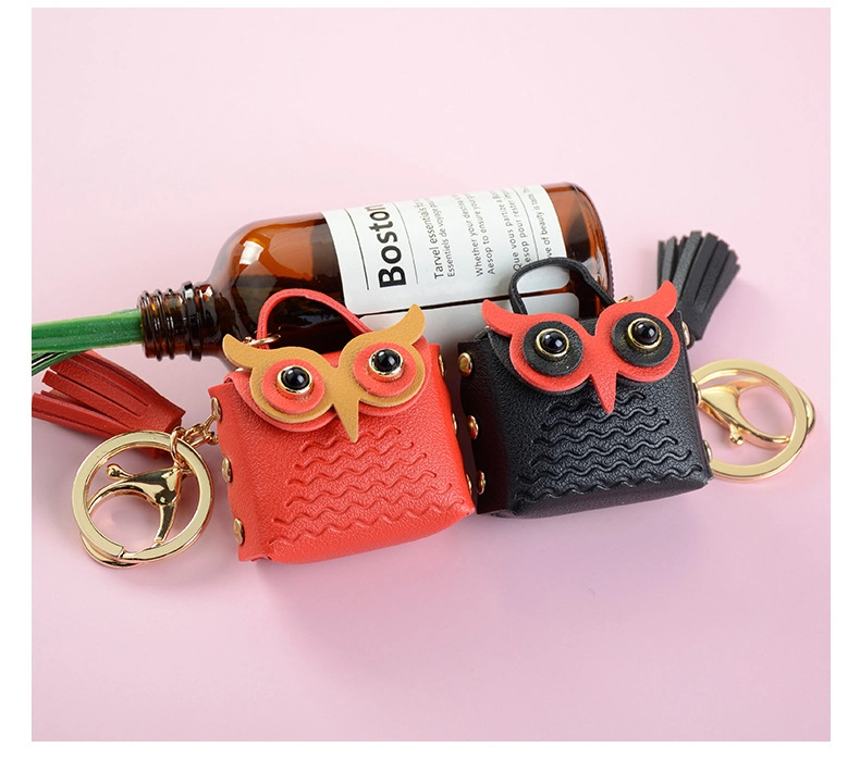 FT093 Purse Airpod Case PU Rhinestone Bulk Women Wholesale Fashion Girl Car Charm Leather Luxury Cute Bag Accessory Owl Keychain